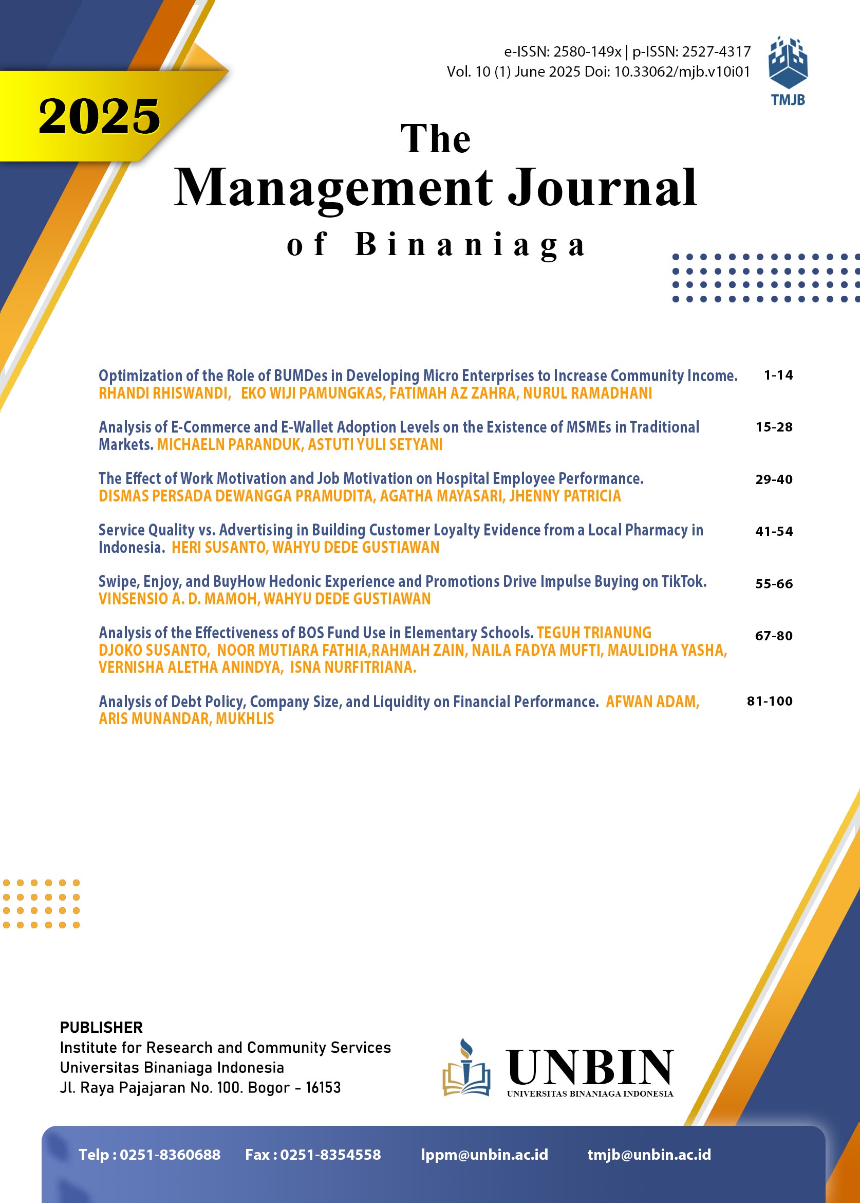 					View Vol. 10 No. 01 (2025): June 2025
				